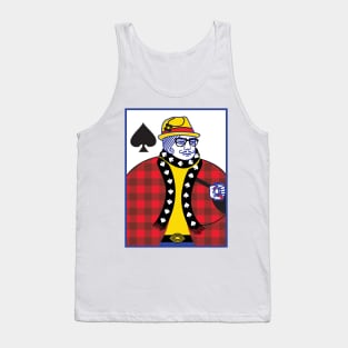 Hipster King of Spades Tank Top